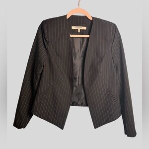 Free Generation Los Angeles Pinstripe Open Front Blazer – Size M